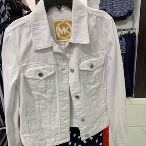 New Michael Kors White Denim Jacket!
